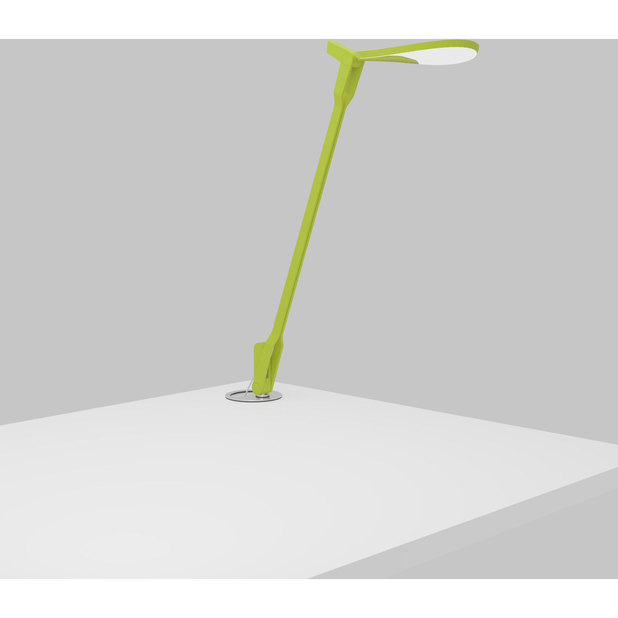 Splitty 16.05 inch 7.00 watt Matte Leaf Green Desk Lamp Portable Light, Grommet Mount